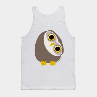 Curious little owl Tank Top